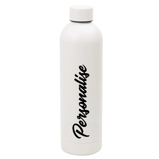 SimpliMust Drinkbottle Personalised Drinkbottle 750ml - White
