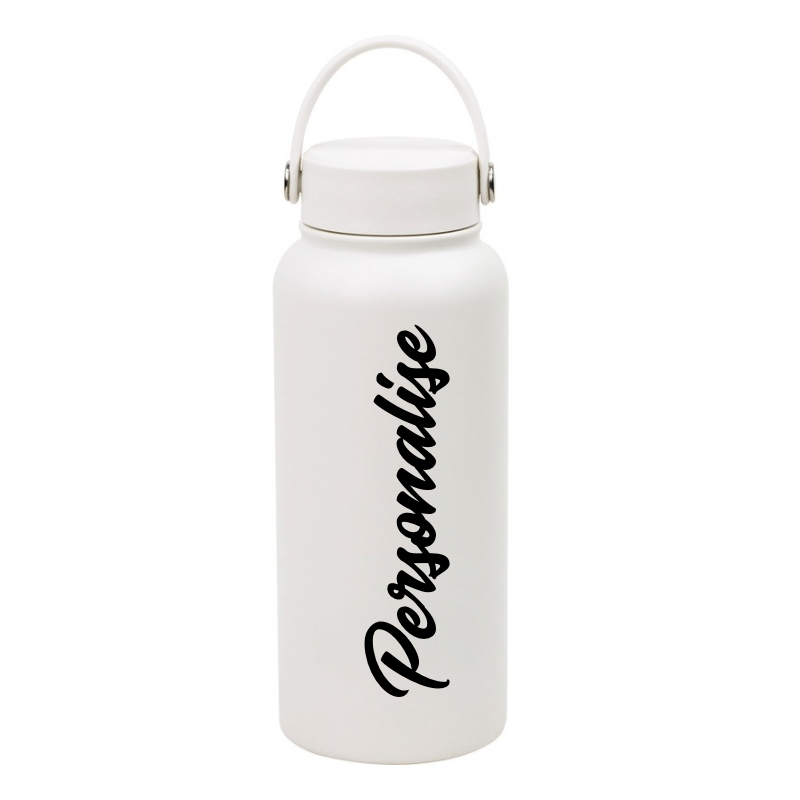 SimpliMust Drinkbottle Personalised Drinkbottle - White