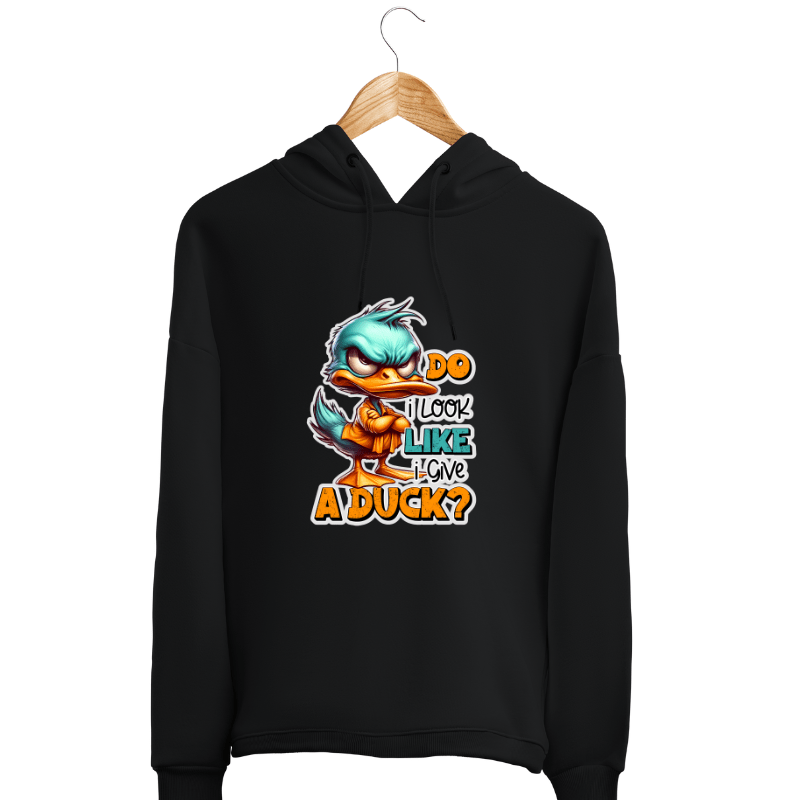 SimpliMust Hoodie Do I Look Like I Give a Duck Hoodie