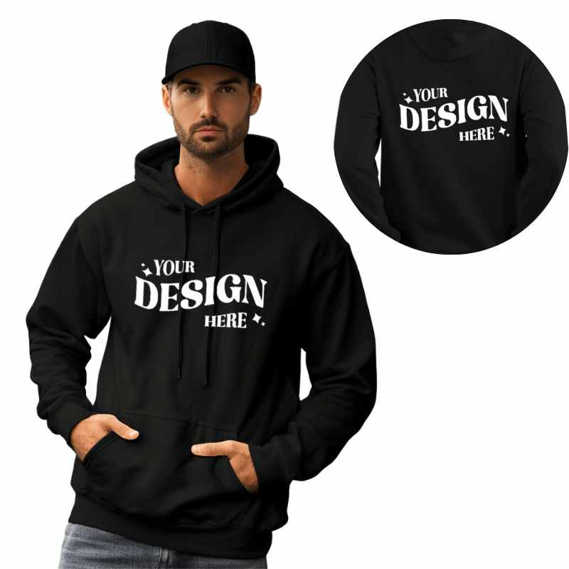 SimpliMust Jumper Personalised Hoodie - Black