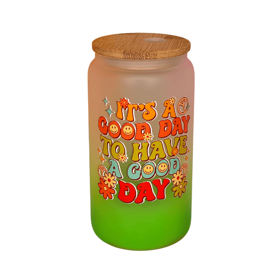 SimpliMust Libbey Glass Cup It's a Good Day to Have a Good Day Libbey Glass