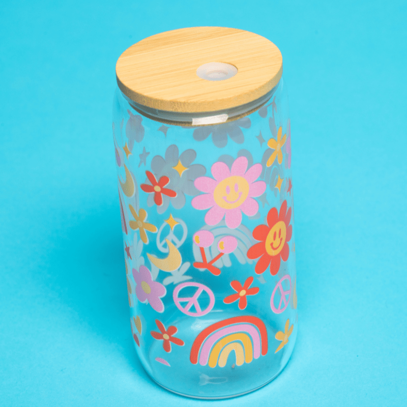 SimpliMust Libbey Glass Cup Rainbow Libbey Glass