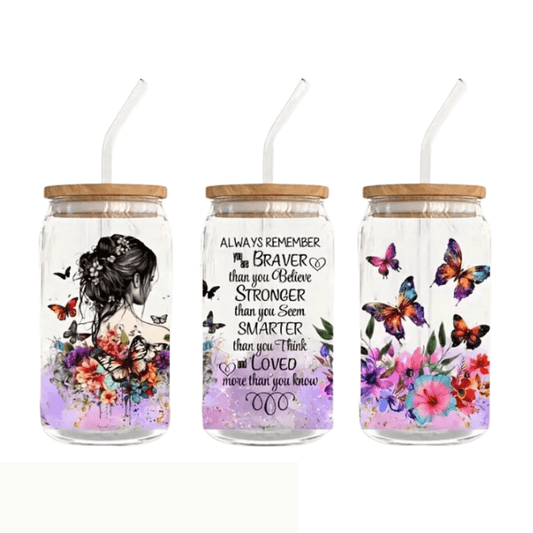 SimpliMust Libbey Glass Cup You Are Loved Glass Libbey Cup