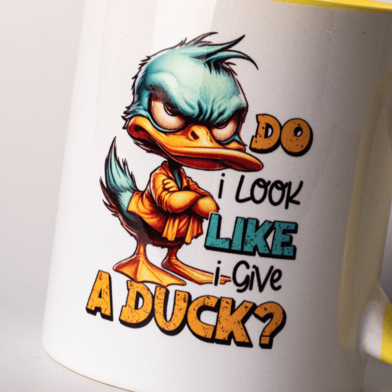SimpliMust Mug Do I Look Like I Give a Duck Mug
