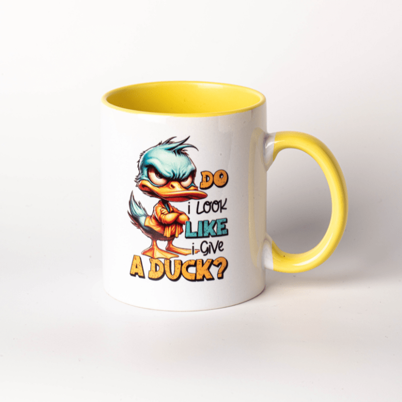 SimpliMust Mug Do I Look Like I Give a Duck Mug
