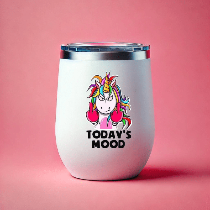 SimpliMust Naughty Unicorn Todays Mood Tumbler