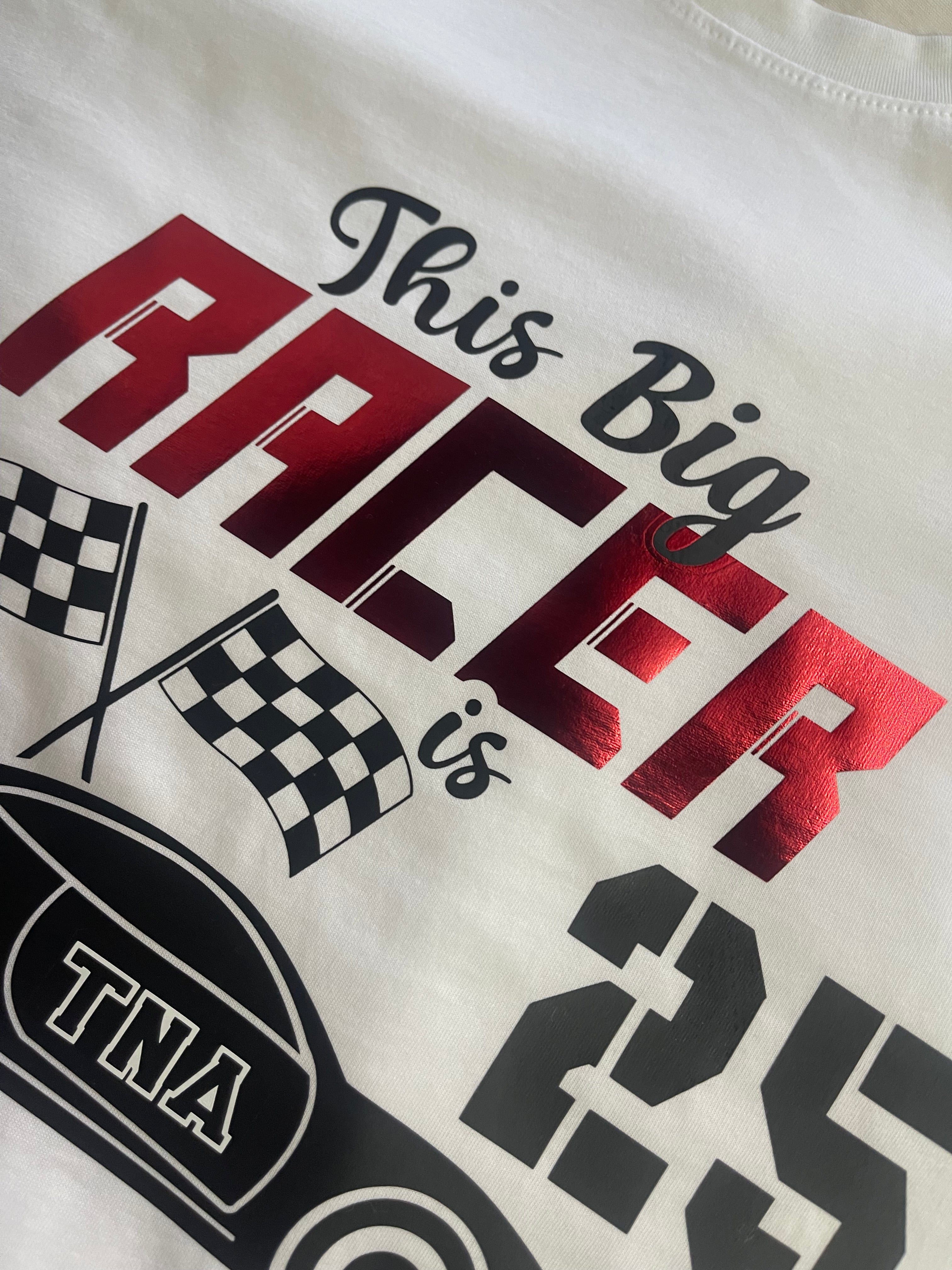 SimpliMust Racer Tshirts Personalised