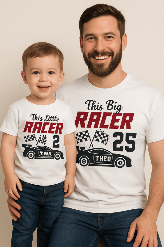 SimpliMust Racer Tshirts Personalised