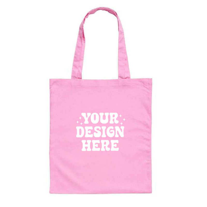 SimpliMust Tote Bag Personalised Pink Tote Bag