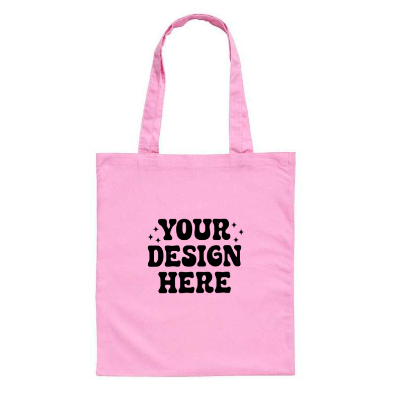 SimpliMust Tote Bag Personalised Pink Tote Bag