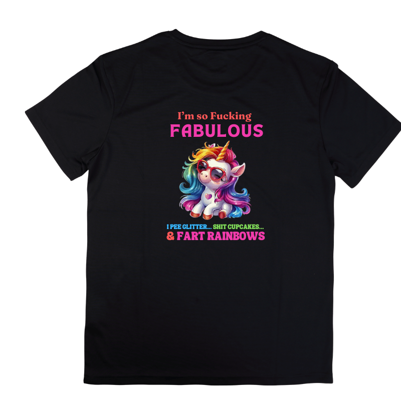 SimpliMust TShirt Fucking Fabulous Unicorn Tshirt