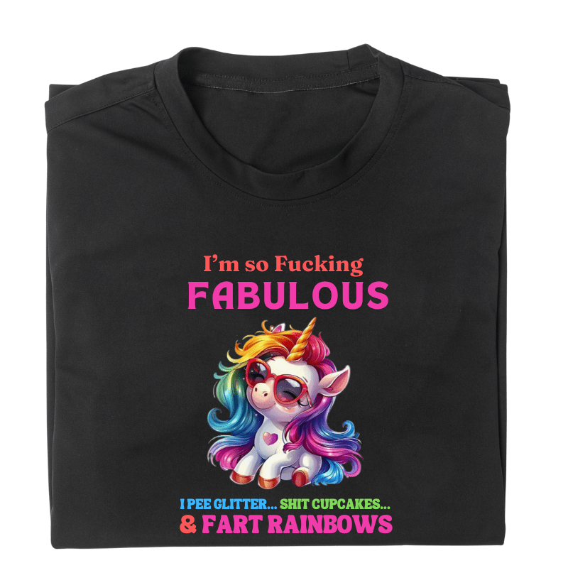 SimpliMust TShirt Fucking Fabulous Unicorn Tshirt
