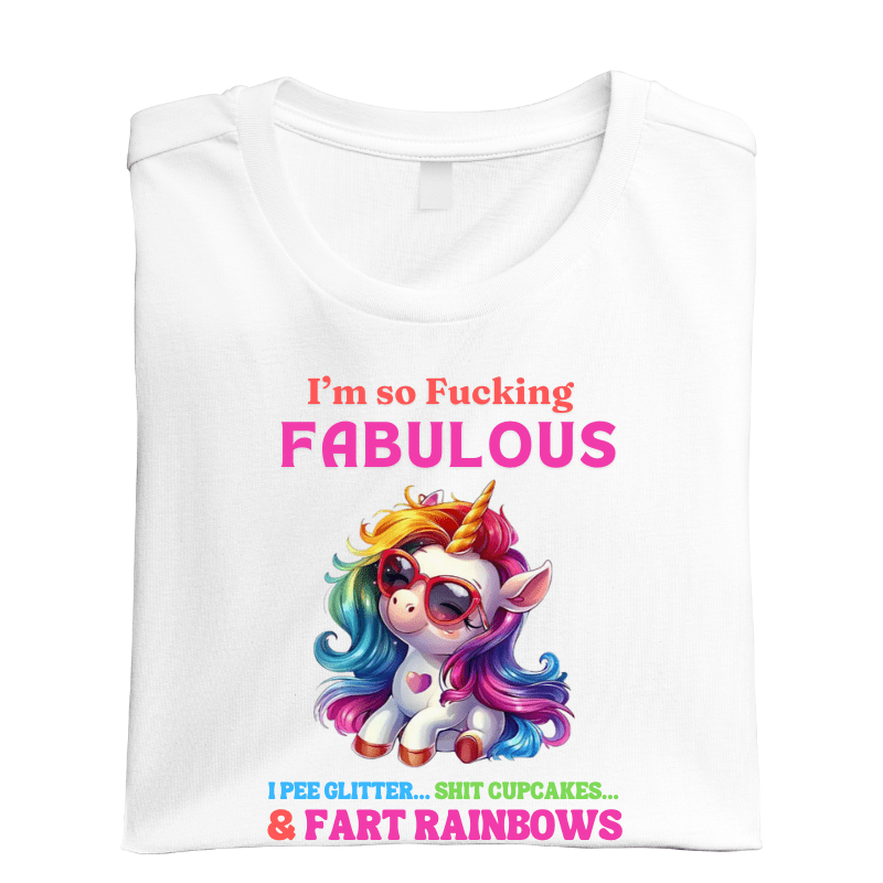 SimpliMust TShirt Fucking Fabulous Unicorn Tshirt