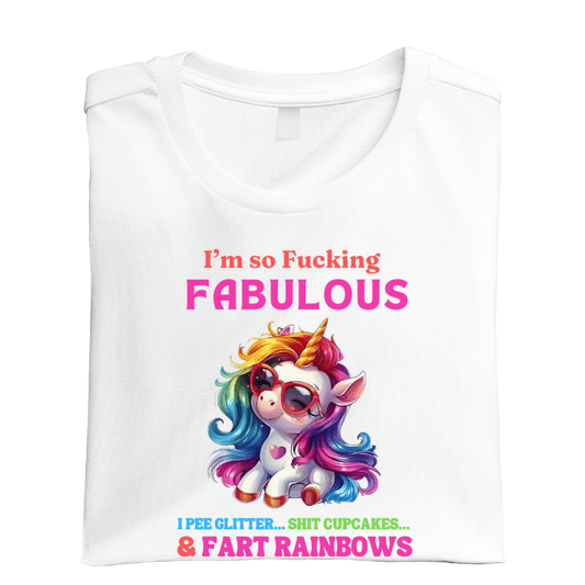 SimpliMust TShirt Fucking Fabulous Unicorn Tshirt