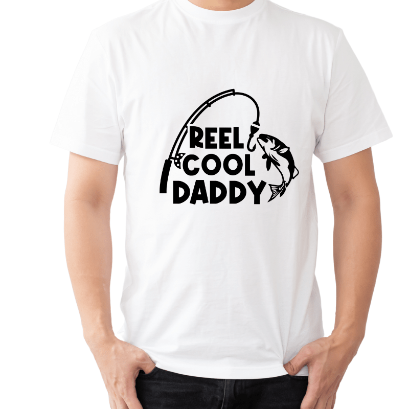 SimpliMust TShirt Reel Cool Dad - Personalise with Your Wording