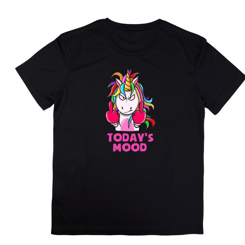 SimpliMust TShirt Todays Mood Unicorn Tshirt