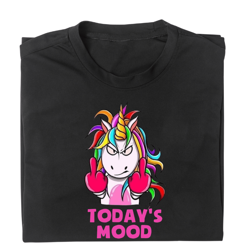 SimpliMust TShirt Todays Mood Unicorn Tshirt