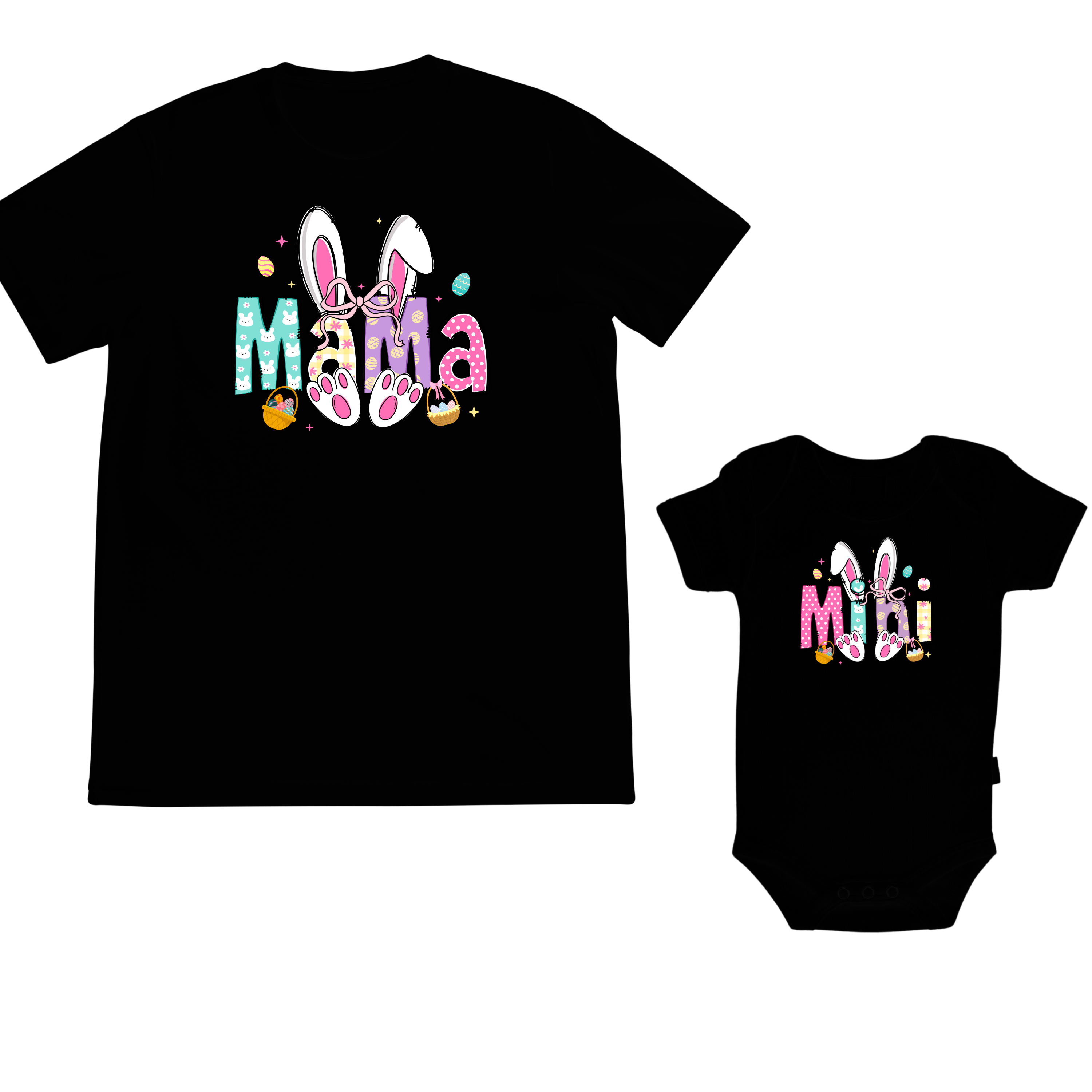 SimpliMust Tshirts Easter Matchy Tshirt - Personalised