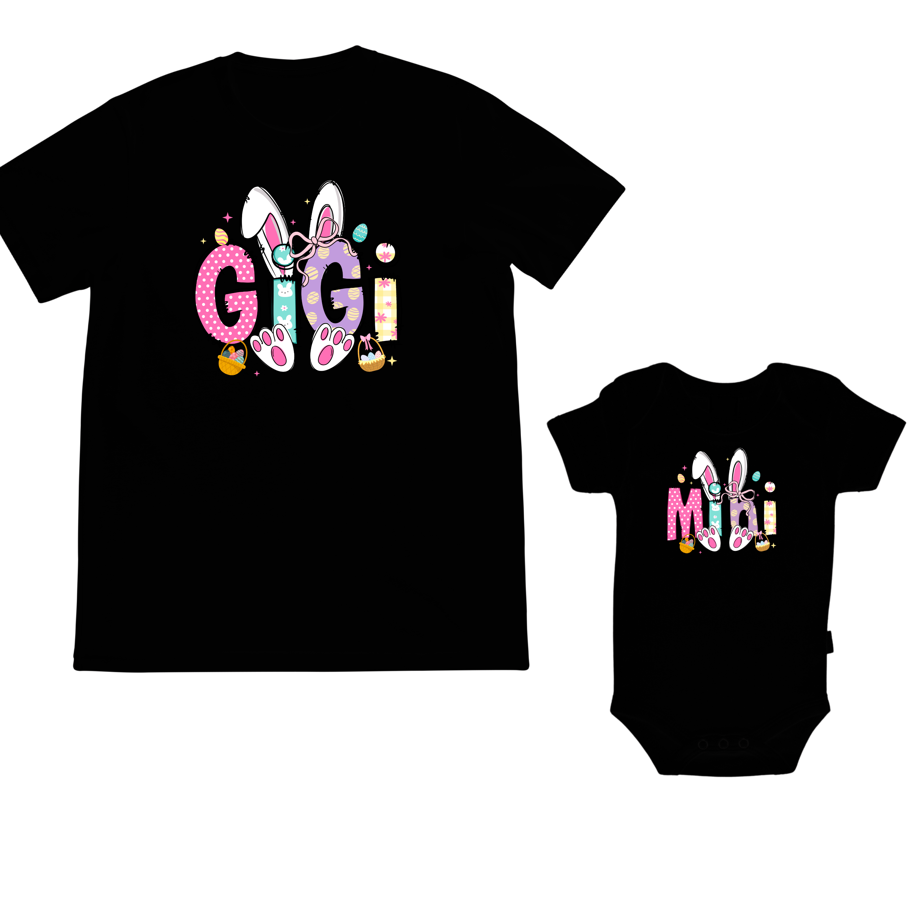 SimpliMust Tshirts Easter Matchy Tshirt - Personalised