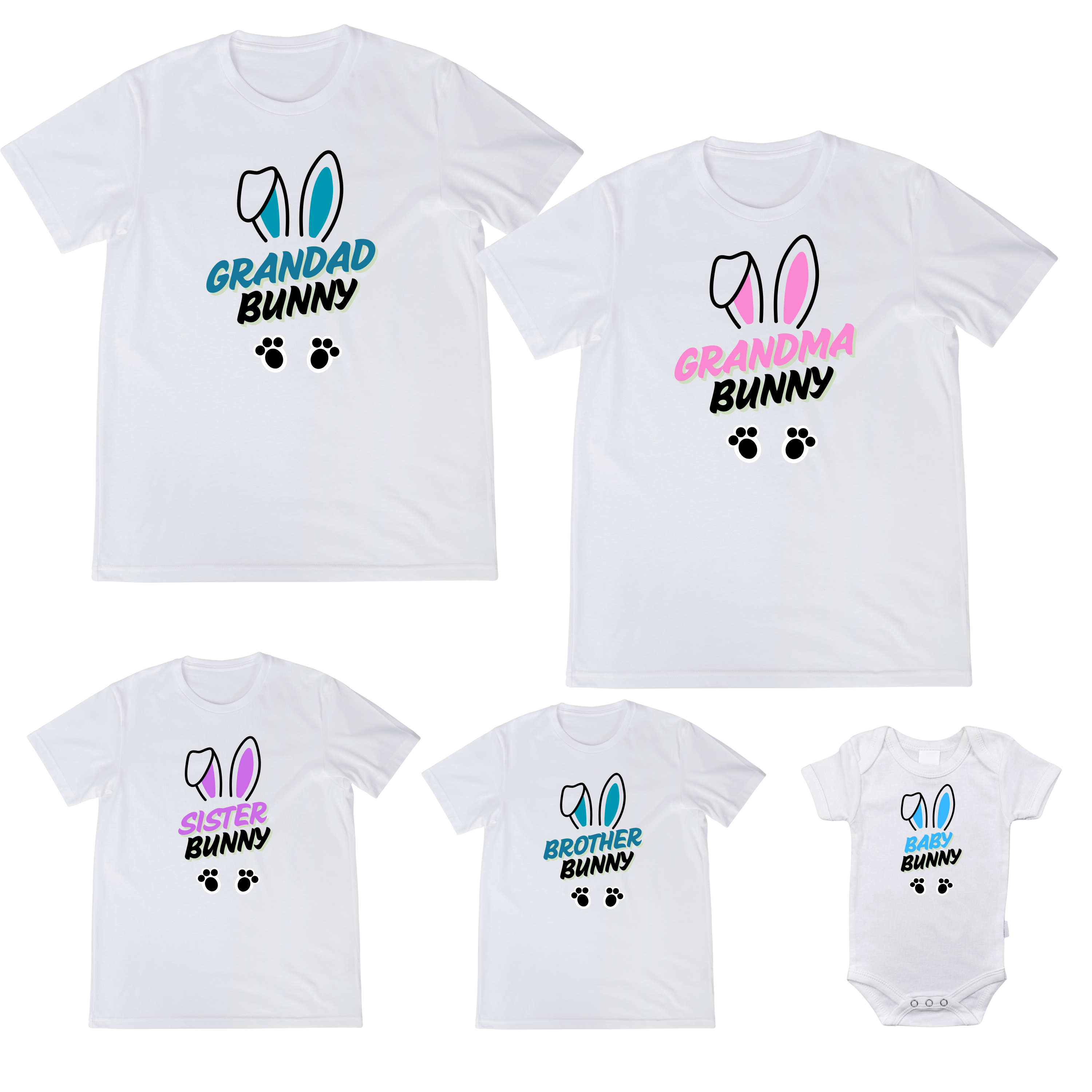 SimpliMust Tshirts Family Easter Tshirts - Personalised Easter  Tshirts