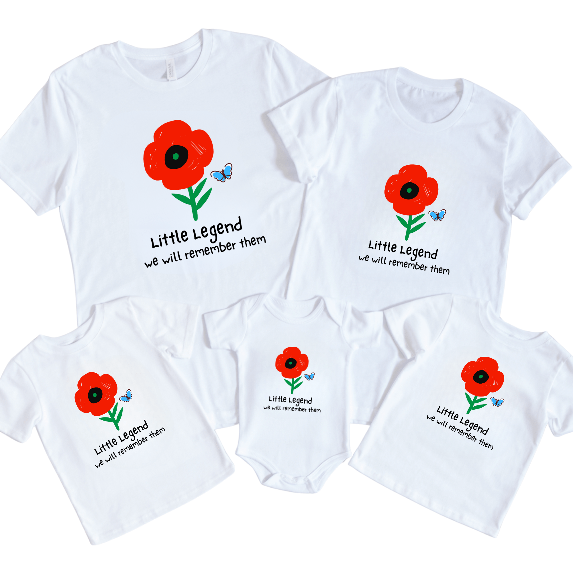 SimpliMust Tshirts Little Legend We Will Remember Them Tshirts