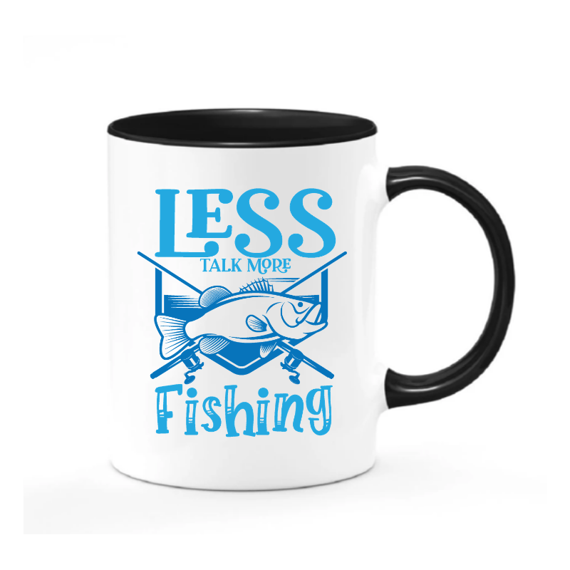 Less Talk More Fishing Mug