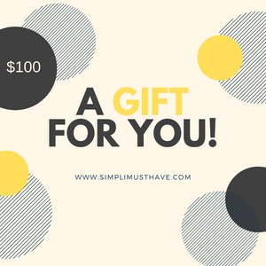 $100 Simpli Must Have Gift Card