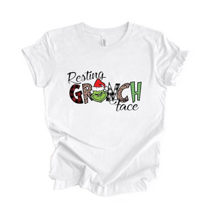 Resting Grinch Face Tshirt