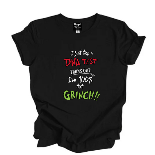 I Took a DNA Test 100% that Grinch Tshirt