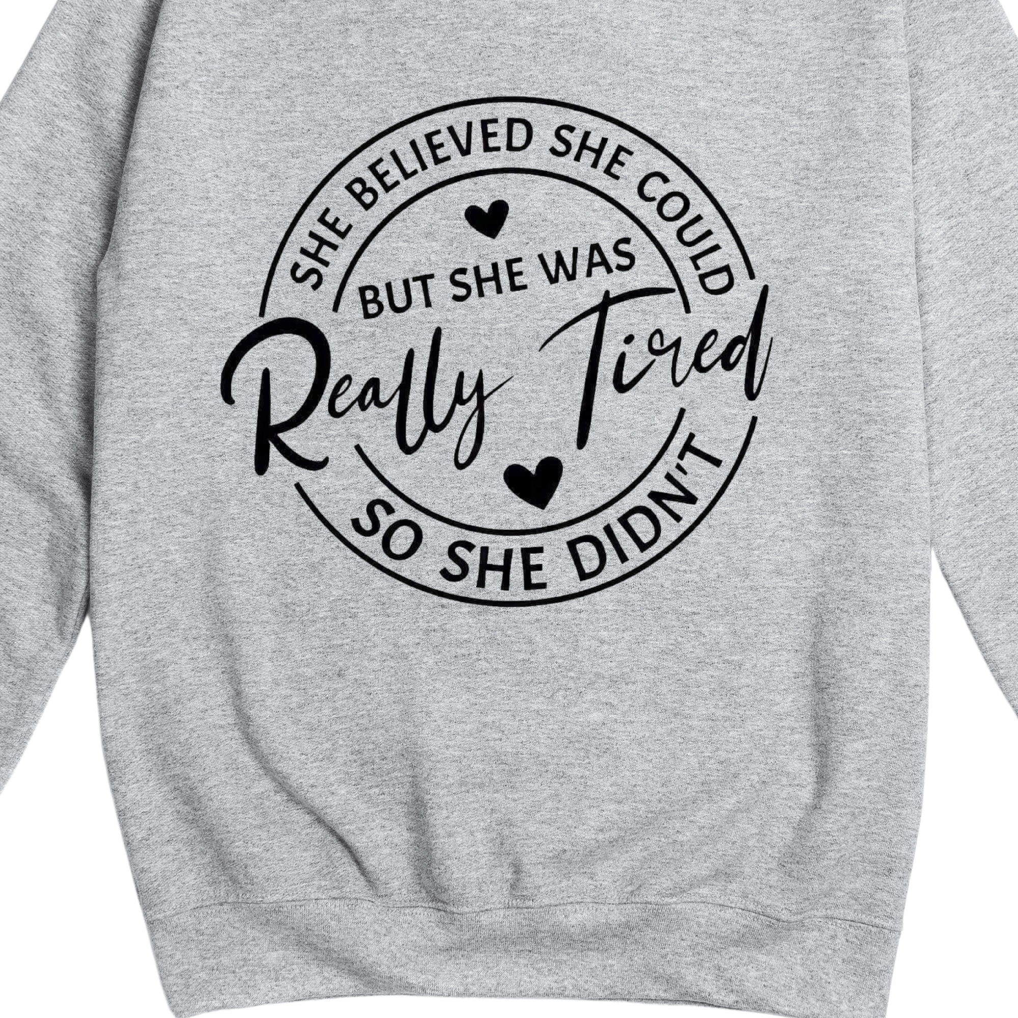 She Believed She Could But Jumper