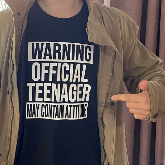 Warning Official Teenager May Contain Attitude TShirt