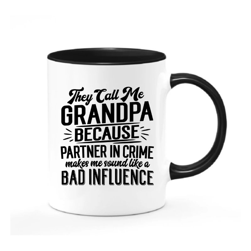 Grandpa Bad Influence Mug
