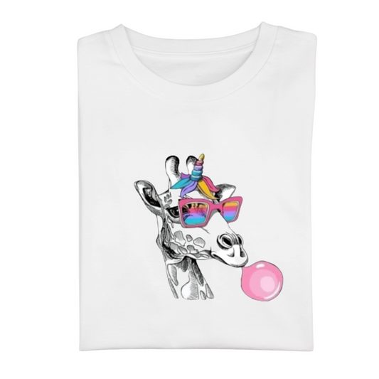 Giraffe BubbleGum Tshirt