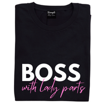 Load image into Gallery viewer, BOSS with Lady Parts Tshirt
