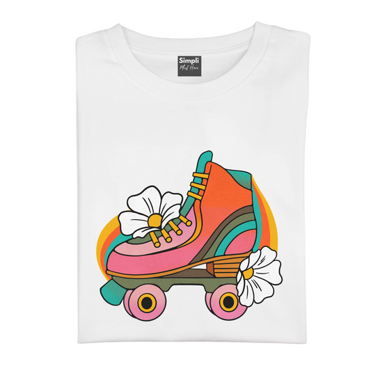 Retro Roller Skate Tshirt