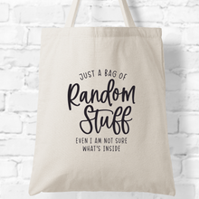 Load image into Gallery viewer, Random Stuff Tote Bag
