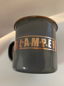 Glamper Enamel Camp Mugs Grey