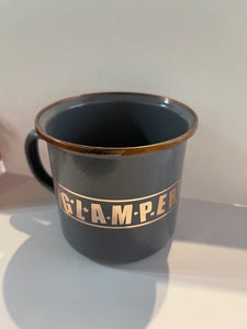 Glamper Enamel Camp Mugs Grey