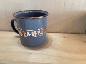 Glamper Enamel Camp Mugs Grey