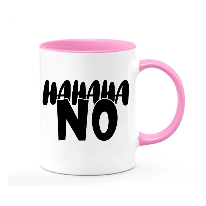 Simpli Mug Pink HAHAHA No Mug