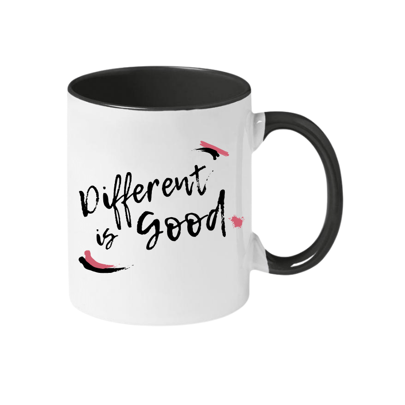 Simpli Mug White and Black Different is Good Mug