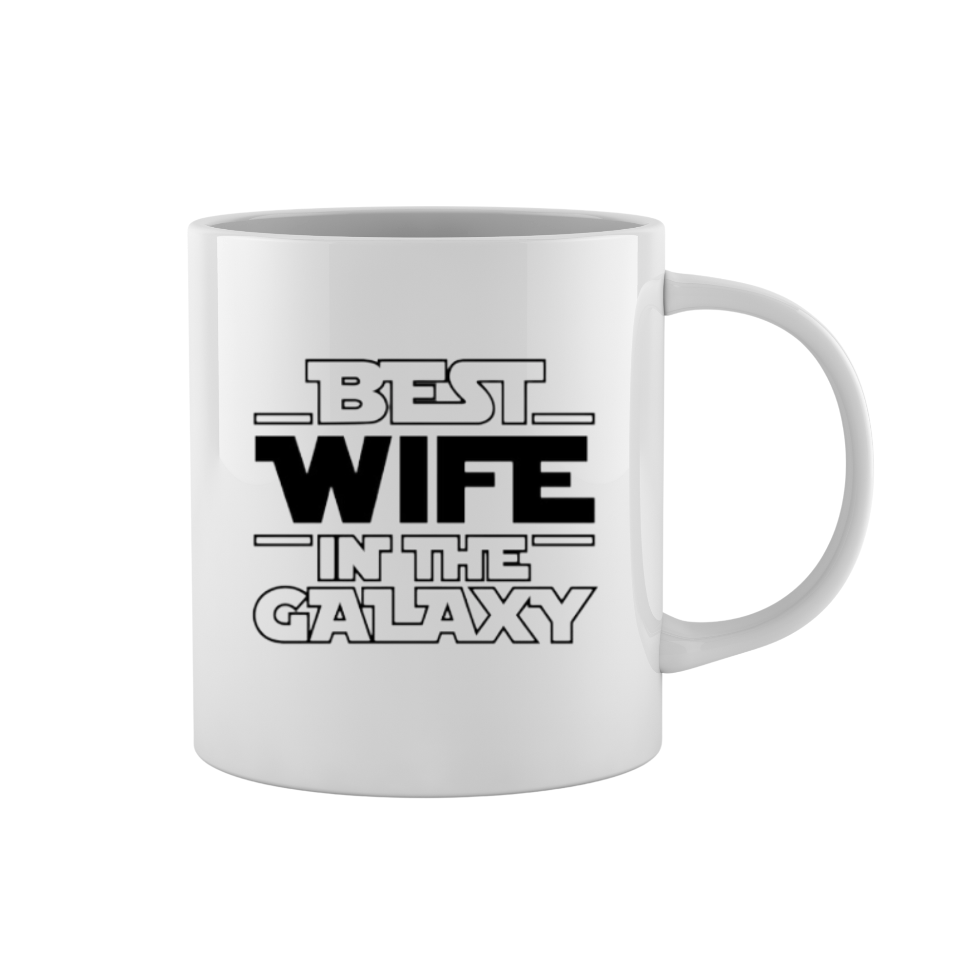 Simpli Mugs Best Wife in the Galaxy Mug