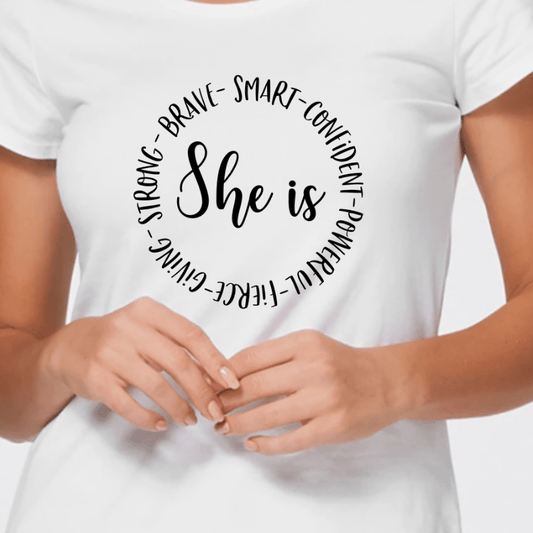 Simpli Shirts She is Brave Tee