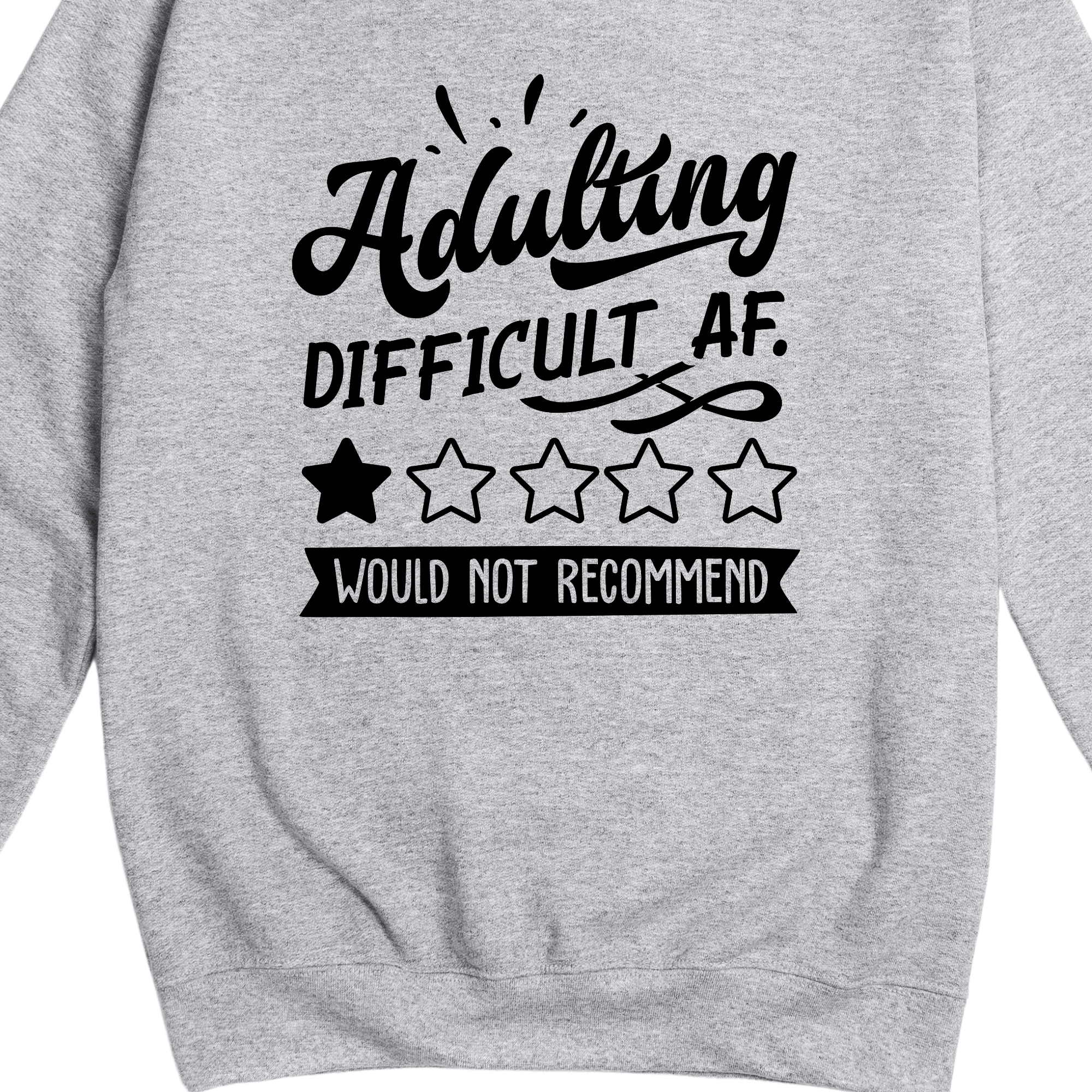 Simpli Sweatshirt Adulting Difficult AF Jumper