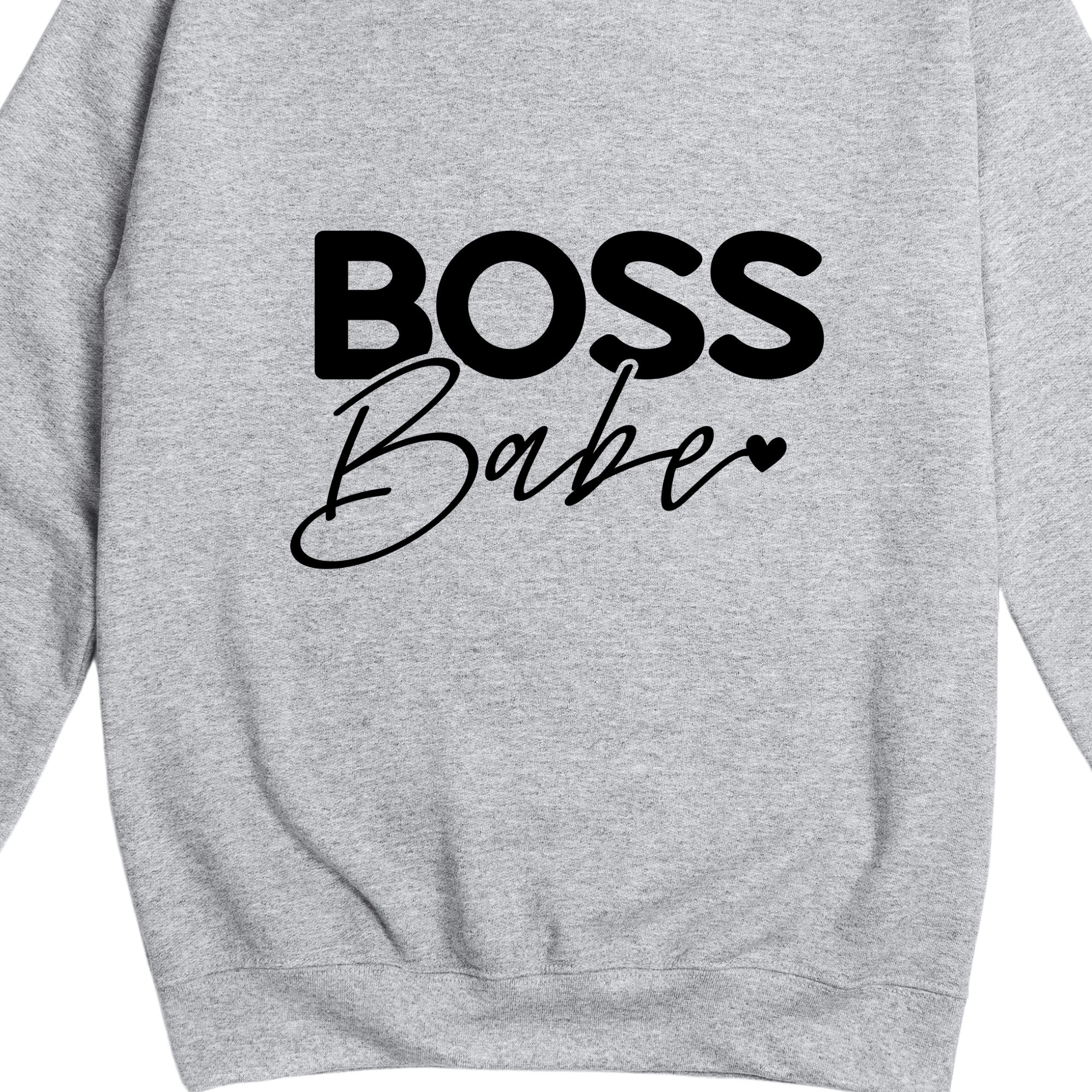 Simpli Sweatshirt S / Grey Boss Babe Jumper
