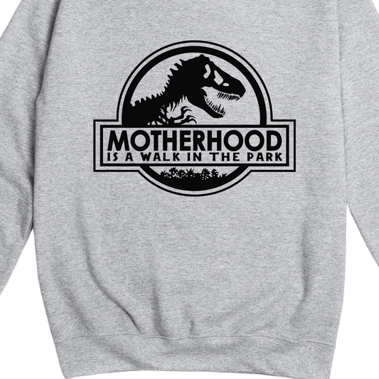 Simpli Sweatshirt S / Motherhood / Grey Motherhood is a Walk in the Park Jumper