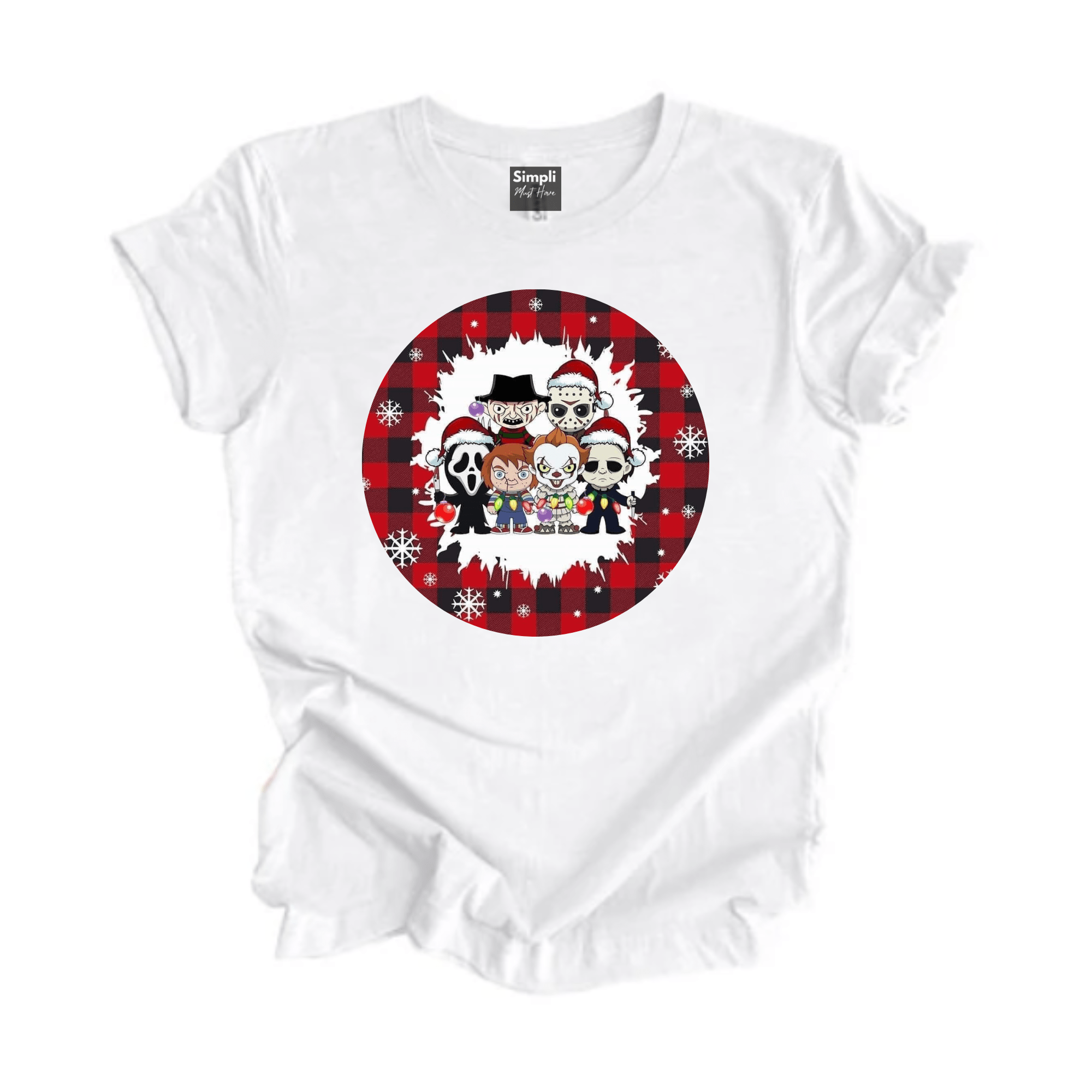 Simpli tshirt Scare Xmas Tshirt