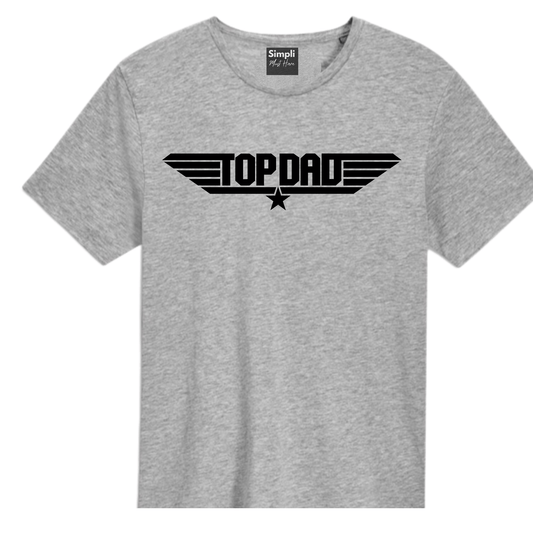 Simpli tshirt Top Dad Grey Tshirt