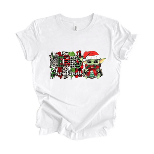 Simpli tshirt Yoda Xmas Tshirt