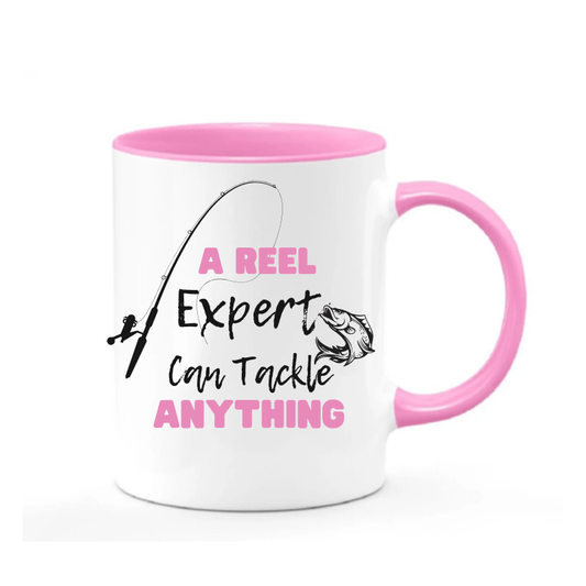 SimpliMust Mugs A Reel Expert Mug Pink